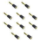 Nedis 3.5 mm naar 6.35 mm jack adapter | V ↔ M | Nedis | 10 stuks (Stereo, Verguld) CAGP23930BKG V050301004