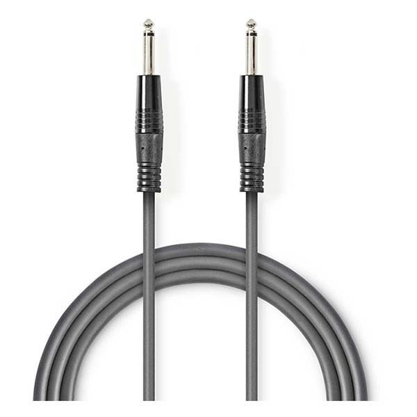 Nedis 6.35 mm jack kabel | M ↔ M | Nedis | 1.5 meter (Mono, Ongebalanceerd, 100% koper, 2-polig) COTH23000GY15 N010301204 - 2