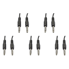 Nedis 6.35 mm jack kabel | M ↔ M | Nedis | 2 meter | 5 stuks (Stereo, 3-polig) CAGL23000BK20 CAGP23000BK20 V010301201 - 1