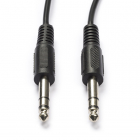 6.35 mm jack kabel | M ↔ M | Nedis | 2 meter (Stereo, 3-polig)