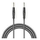 Nedis 6.35 mm jack kabel | M ↔ M | Nedis | 3 meter (Mono, 100% koper, 2-polig) COTH23050GY30 N010301224 - 2