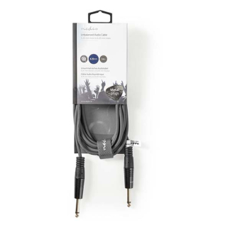 Nedis 6.35 mm jack kabel | M ↔ M | Nedis | 3 meter (Mono, Ongebalanceerd, 100% koper, 2-polig) COTH23000GY30 N010301205 - 3