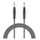 Nedis 6.35 mm jack kabel | Nedis | 1.5 meter (Mono, Ongebalanceerd, 100% koper) COTH23000GY15 N010301204 - 2