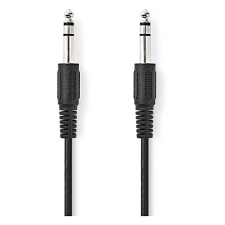Nedis 6.35 mm jack kabel | Nedis | 2 meter (Stereo) CAGL23000BK20 CAGP23000BK20 N010301201 - 2