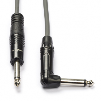 Nedis 6.35 mm jack kabel | Nedis | 3 meter (Haaks, Mono, Ongebalanceerd, 100% koper) COTH23005GY30 N010301209 - 1