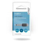 Nedis 6.35 mm jack (m) naar tulp (v) adapter | Nedis (Mono) CAGB23935BK CAGP23935BK N050302013 - 2
