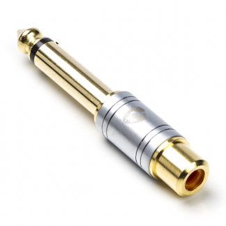 Nedis 6.35 mm jack (m) naar tulp (v) adapter | Nedis (Mono, Metaal) CAGC23935ME K050301217 - 1