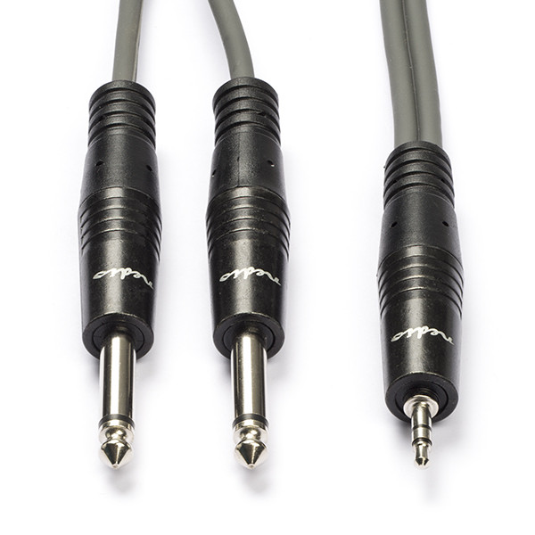 Nedis 6.35 mm jack naar 3.5 mm jack kabel | M ↔ M | Nedis | 1.5 meter (Stereo, 100% koper) COTH23200GY15 N010301117 - 1