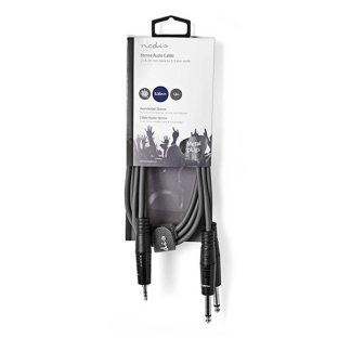 Nedis 6.35 mm jack naar 3.5 mm jack kabel | M ↔ M | Nedis | 1.5 meter (Stereo, 100% koper) COTH23200GY15 N010301117 - 4