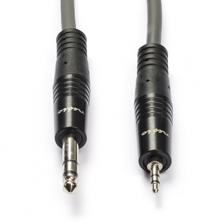 Nedis 6.35 mm jack naar 3.5 mm jack kabel | Nedis | 1.5 meter (Stereo, 100% koper) COTH23205GY15 N010301108 - 1