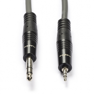 Nedis 6.35 mm jack naar 3.5 mm jack kabel | Nedis | 1.5 meter (Stereo, 100% koper) COTH23205GY15 N010301108 - 
