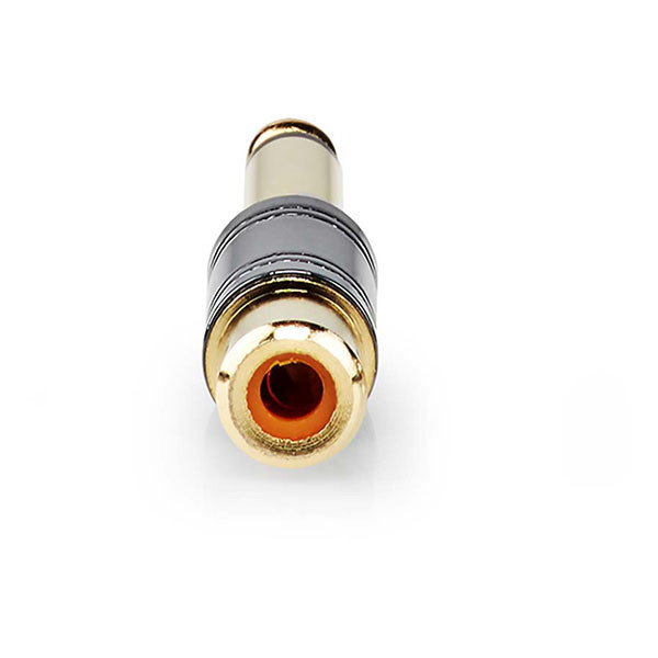 Nedis 6.35 mm jack naar tulp adapter | M ↔ V | Nedis (Mono) CABW23935BKG K010411296 - 4
