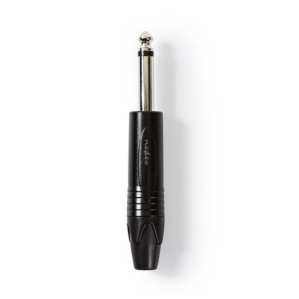 Nedis 6.35 mm jack plug | M | Nedis (Mono, Metaal) COTP23900BK K060201202 - 1