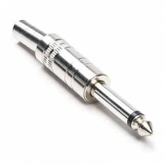 Nedis 6.35 mm jack plug | Nedis (Mono, Metaal, Mannelijk) CAVC23980ME N060201214 - 1