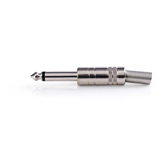 Nedis 6.35 mm jack plug | Nedis (Mono, Metaal, Mannelijk) CAVC23980ME N060201214 - 2