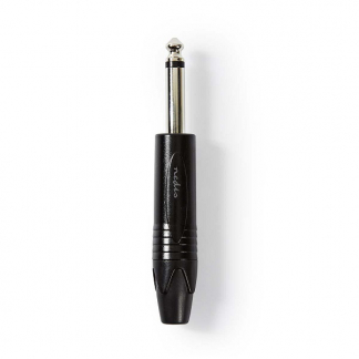Nedis 6.35 mm jack plug | Nedis (Mono, Metaal, Mannelijk) COTP23900BK K060201202 - 