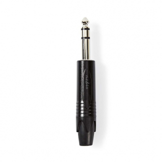 Nedis 6.35 mm jack plug | Nedis (Stereo, Metaal, Mannelijk) COTP23901BK K060201205 - 