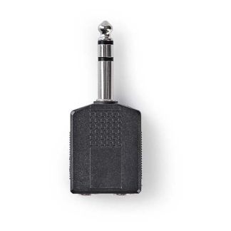 Nedis 6.35 mm jack splitter | Nedis (Stereo) CAGP23940BK N050301201 - 2