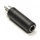 Nedis 6.35 mm jack (v) naar tulp (m) adapter - Nedis (Mono) CAGP24933BK N050302014 Nedis 6.35 mm jack (v) naar tulp (m) adapter - Nedis (Mono) CAGP24933BK N050302014