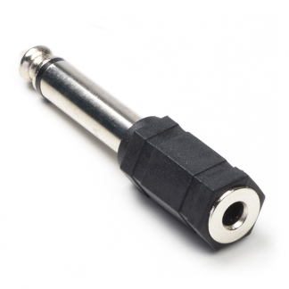 Nedis 6.35 mm (m) naar 3.5 mm jack (v) adapter | Nedis (Mono) CAGP23929BK N050301204 - 