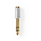 Nedis 6.35 mm (m) naar 3.5 mm jack (v) adapter | Nedis (Stereo, Verguld, Metaal) CAGC23930ME K050301216 - 2