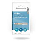Nedis 6.35 mm (m) naar 3.5 mm jack (v) adapter | Nedis (Stereo, Verguld, Metaal) CAGC23930ME K050301216 - 5