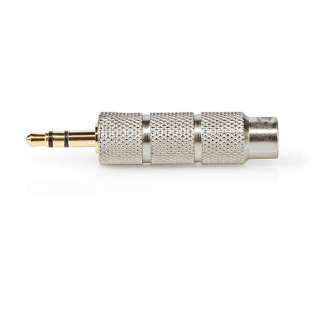 Nedis 6.35 mm naar 3.5 mm jack adapter | V ↔ M | Nedis (Stereo, Verguld) CATB22935GD K010214274 - 2
