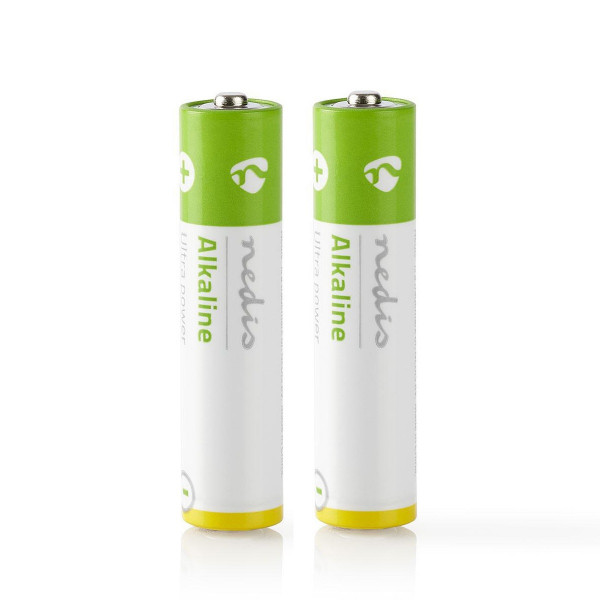 Nedis AAA batterij - Nedis - 2 stuks (Alkaline, 1.5 V) BAAKLR032SP N105005017 - 1