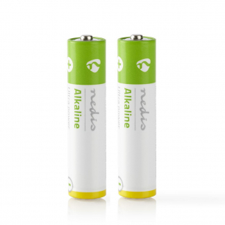 Nedis AAA batterij - Nedis - 2 stuks (Alkaline, 1.5 V) BAAKLR032SP N105005017 - 
