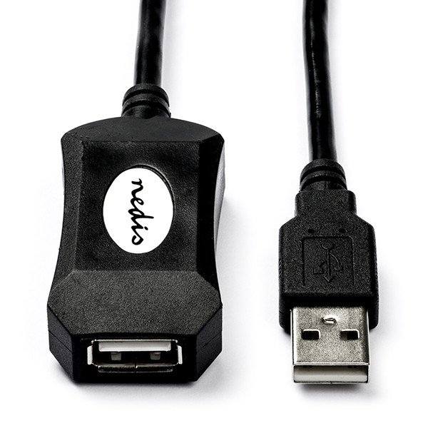 afwijzing Negen schoolbord Actieve USB verlengkabel | 10 meter | USB 2.0 (480 Mpbs, 100% koper)