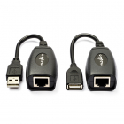 Nedis Actieve USB verlengkabel | Tot 50 meter over UTP | USB 2.0 (100% koper) CCGP60EXTBK500 N040200011 Nedis Actieve USB verlengkabel | Tot 50 meter over UTP | USB 2.0 (100% koper) CCGP60EXTBK500 N040200011