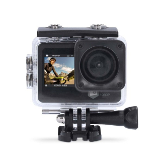 Nedis Action camera | Nedis (Dubbel scherm, 1080p, 30fps, Waterbestendig, Wifi) ACAM31BK K170406157 - 2