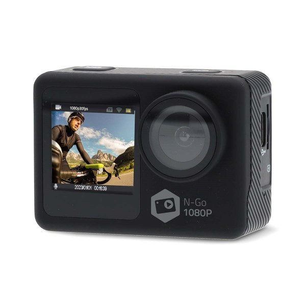 Nedis Action camera | Nedis (Dubbel scherm, 1080p, 30fps, Waterbestendig, Wifi) ACAM31BK K170406157 - 3
