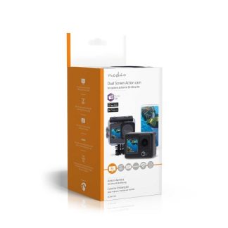 Nedis Action camera | Nedis (Dubbel scherm, 5K, 30fps, Waterbestendig, Wifi) ACAM71BK K170406158 - 5