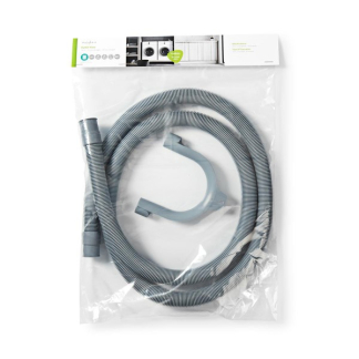 Nedis Afvoerslang vaatwasser | 21 - 19 mm | 1.8 meter (Recht, 1.5 Bar, 90 °C) WAOH2119SSP18 K081000184 - 2