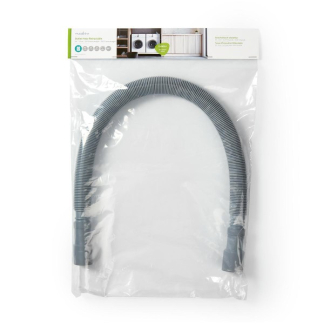 Nedis Afvoerslang vaatwasser | 24/19 - 29/22 mm | 0.6 tot 2 meter (Recht, 0.5 Bar, 50 °C) WAOH2429SSP20 K081000181 - 2
