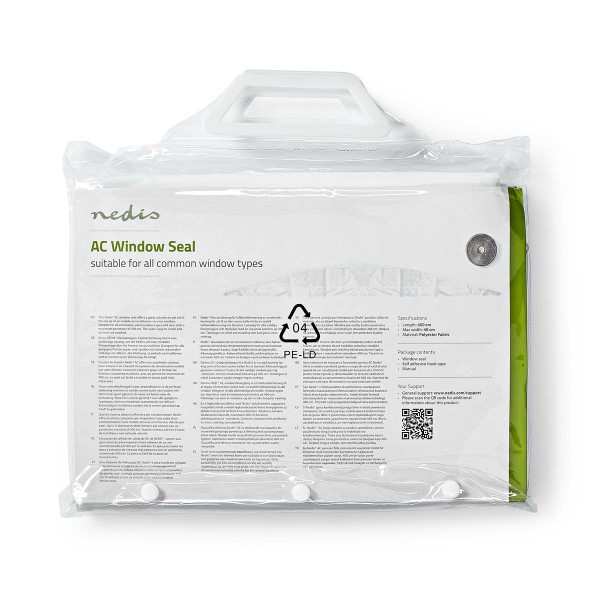 Nedis Airco raamafdichtingsset | Nedis (400 cm, Polyester, Geschikt voor klap- en kiepramen) ACWS4M K170104152 - 5