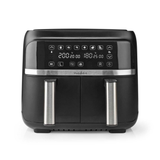 Nedis Airfryer | Nedis | 2 x 3.8 liter (2850W, Dubbel, Digitaal) KAAFD350EBK K170108172 - 2