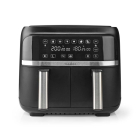 Nedis Airfryer | Nedis | 2 x 3.8 liter (2850W, Dubbel, Digitaal) KAAFD350EBK K170108172 - 2