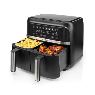 Nedis Airfryer | Nedis | 2 x 3.8 liter (2850W, Dubbel, Digitaal) KAAFD350EBK K170108172 - 4