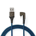 Nedis Apple Lightning kabel | 1 meter (Nylon, Rechte connector) GCTB39300AL10 K010901166 Nedis Apple Lightning kabel | 1 meter (Nylon, Rechte connector) GCTB39300AL10 K010901166