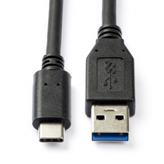 Nedis Apple oplaadkabel | USB C 3.1 | 1 meter (10 Gbps, Zwart) CCGP61650BK10 CCGW61650BK10 M010221015 - 