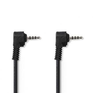 Nedis Audio video kabel Jack 3.5 mm | Nedis | 2 meter (4 polig, Vernikkeld) CVGL22000BK20 CVGP22000BK20 N010412001 - 