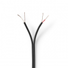 Nedis Audiokabel op rol | Nedis | 100 meter (Gebalanceerd, 2x 0.12 mm², Stereo) CAGW2200BK1000 K010308106 Nedis Audiokabel op rol | Nedis | 100 meter (Gebalanceerd, 2x 0.12 mm², Stereo) CAGW2200BK1000 K010308106