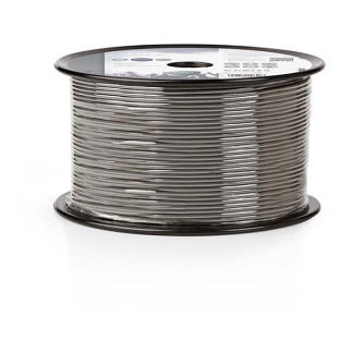 Nedis Audiokabel op rol | Nedis | 100 meter (Gebalanceerd, 2x 0.16 mm², 100% koper) COTR15000GY100 K010308102 - 2
