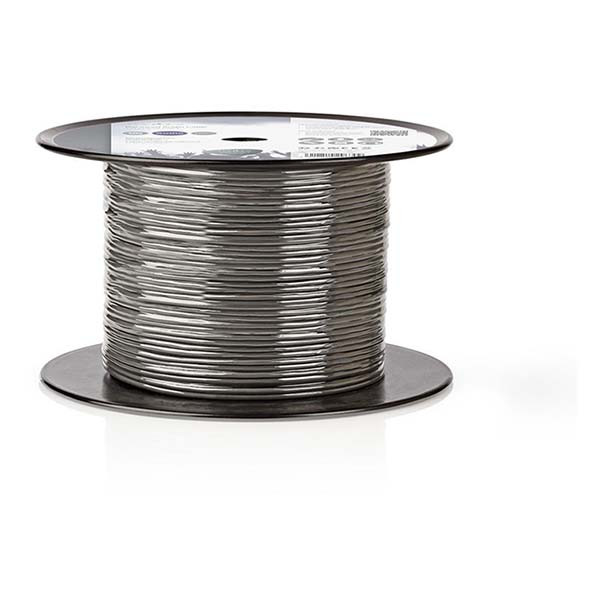 Nedis Audiokabel op rol | Nedis | 100 meter (Gebalanceerd, 2x (2x 0.16 mm²), 100% koper) COTR15001GY100 K010308103 - 2