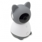 Nedis Babyfoon met camera | Nedis SmartLife (App, Slaapliedjes, Bewegingsdetectie, Geluidsdetectie, Temperatuursensor, Nachtzicht) WIFICI30CGY A170202901 - 1
