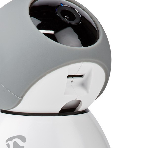 Nedis Babyfoon met camera | Nedis SmartLife (App, Slaapliedjes, Bewegingsdetectie, Geluidsdetectie, Temperatuursensor, Nachtzicht) WIFICI30CGY A170202901 - 8