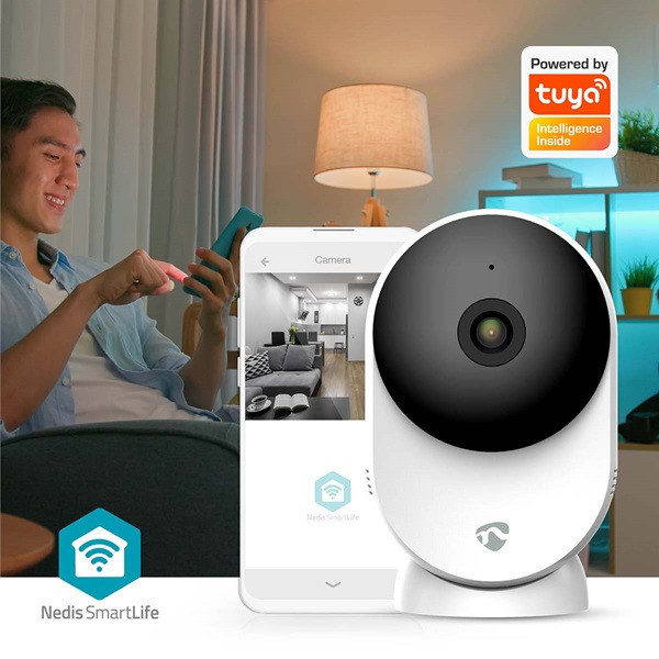 Nedis Babyfoon met camera | Nedis SmartLife (Full HD, 10 meter nachtzicht, Bewegingsdetectie, Gespreksfunctie, Binnen) WIFICI12CWT A170406244 - 8