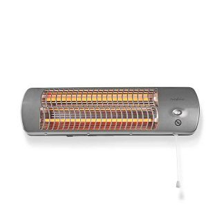 Nedis Badkamer verwarming | Nedis (1200W, Ruimtes tot 12 m², 2 standen, Kantelbaar) HTBA10GY K140101002